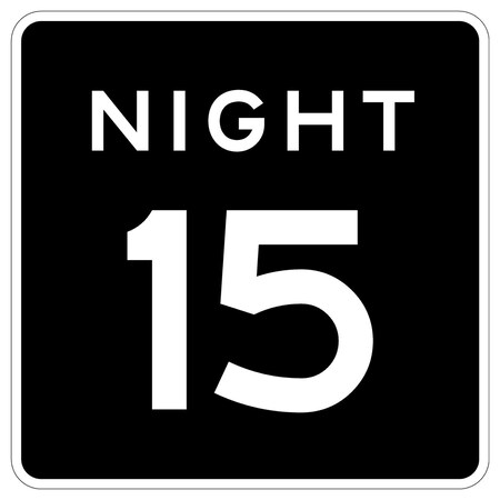 Sign Solutions Usa 48 in Height, 48 in Width, Aluminum, Square DUS08HWT4848R2-3P15